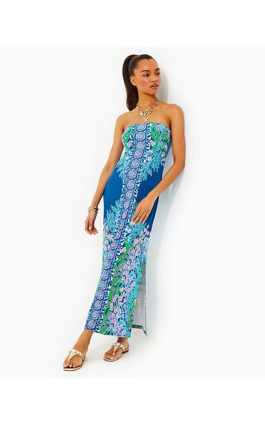 NOA MAXI DRESS - BARTON BLUE - SEACRET ESCAPE