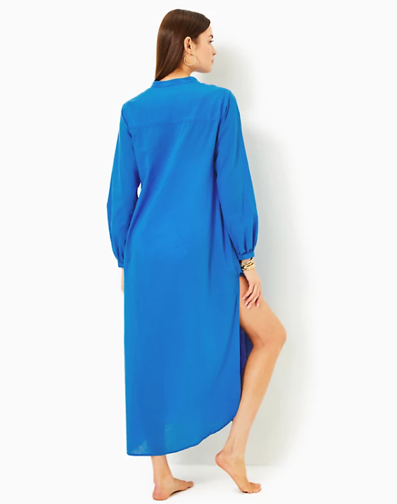 VASSA MAXI COVERUP - MORELLE BLUE