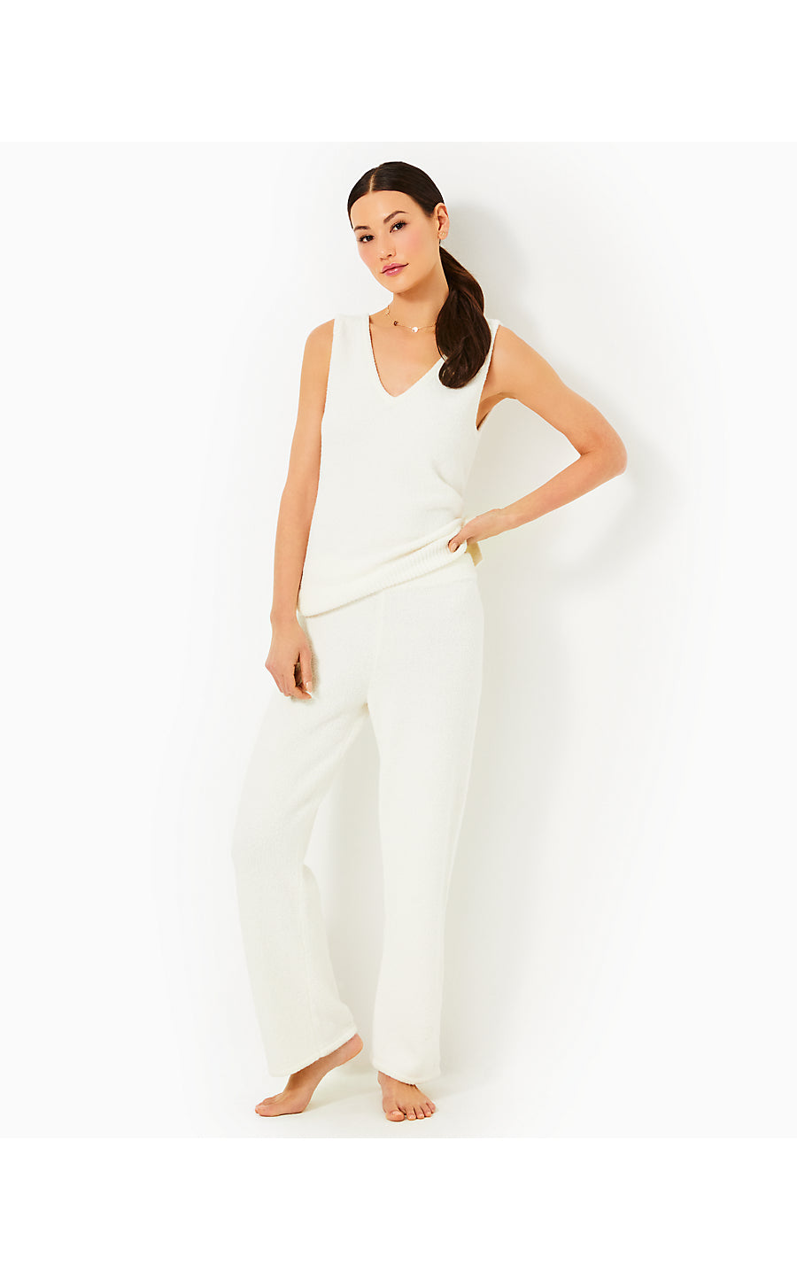 ARIAL SWEATER PANT - COCONUT