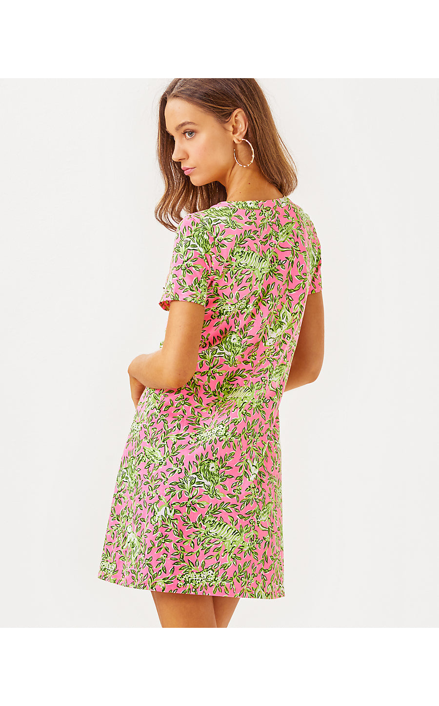 DEV SHORT SLEEVE DRESS - ROUSSEAU PINK - MANE CHARACTER ENERGY