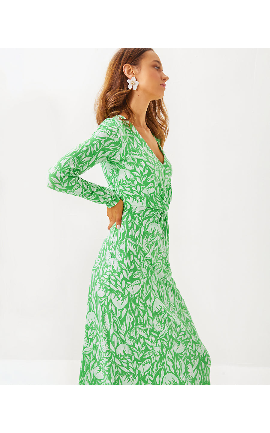 TILLI MAXI DRESS - FAUNA GREEN - TULIP TO TANGO