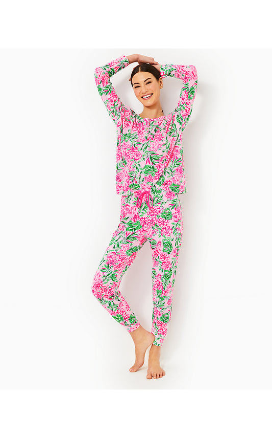 JEFFERS PJ PANT - CONCH SHELL PINK - KOALA LA LA