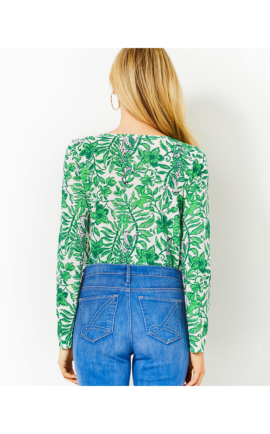 ETTA SCOOP -  LONG SLEEVE - FIDDLE LEAF GREEN - LIL ESCAPE PLAN