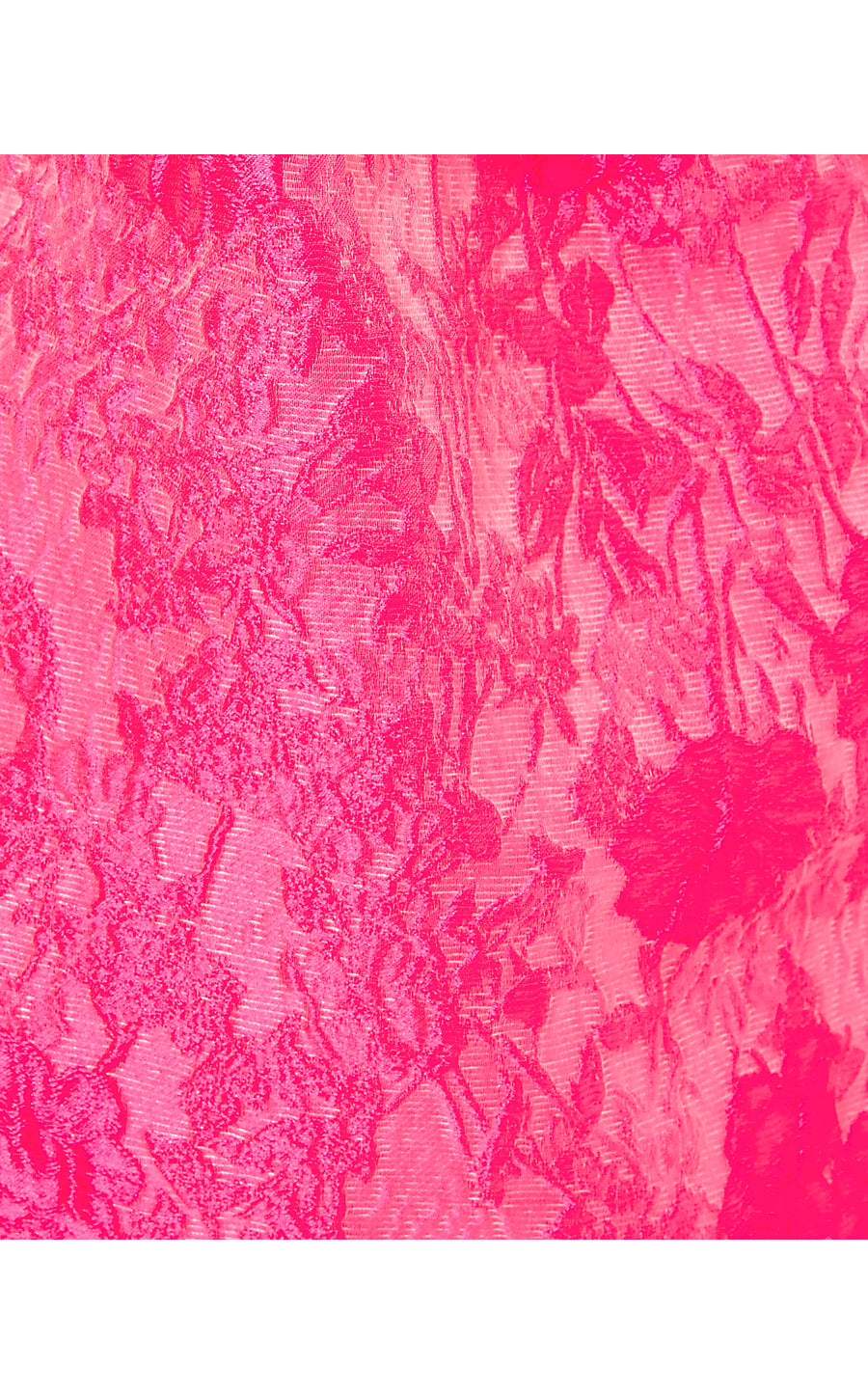 ALANNAH DRESS - PASSION FRUIT PINK - LEAF AN IMPRESSION JACQUARD