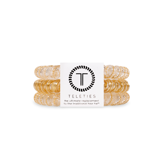 TELETIES - Spiral Hair Coils | Small | Luxury Living Hair Ties