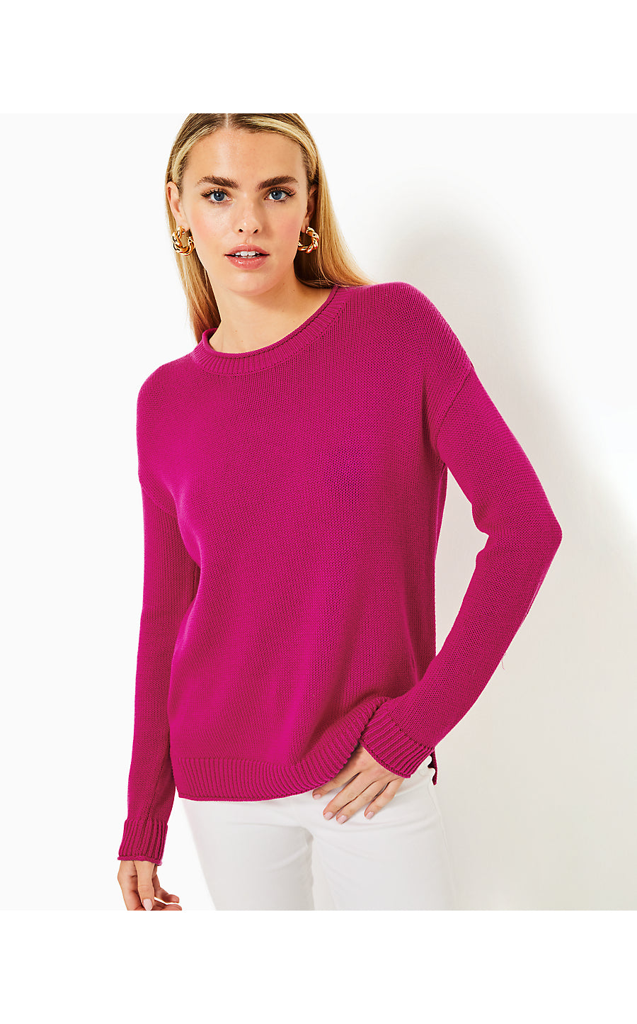 BAYPORT SWEATER - MYSTIQUE PINK