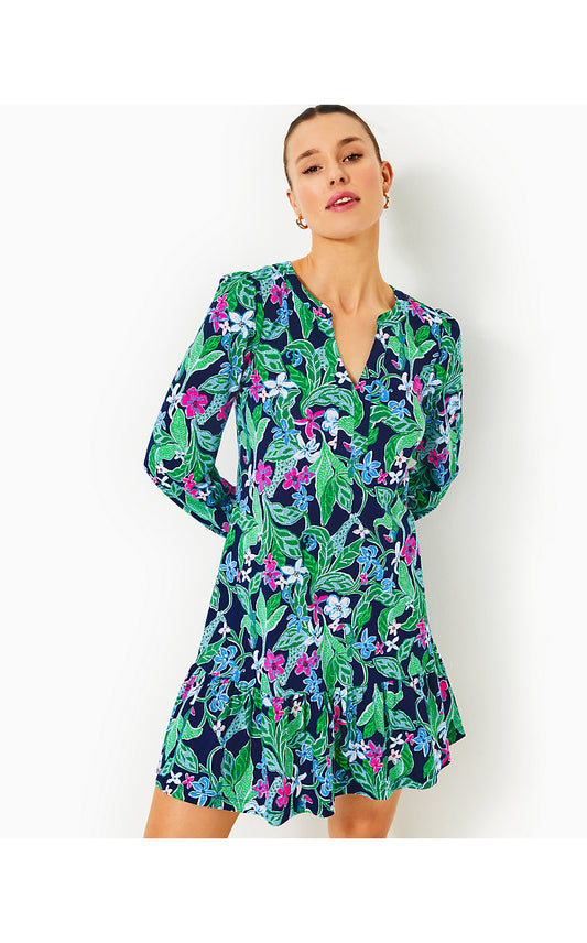 ALYSSA LONG SLEEVE DRESS - MULTI - UNTAMED