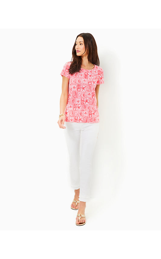 ETTA SCOOP TOP - MIZNER RED - SEASIDE HARBOUR