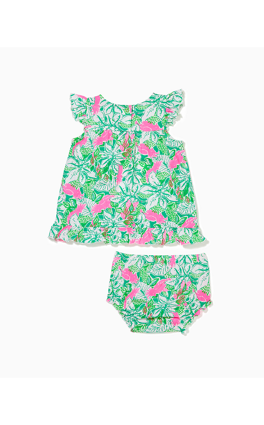 CECILY INFANT DRESS-BOTANICAL GREEN-JUST WING IT