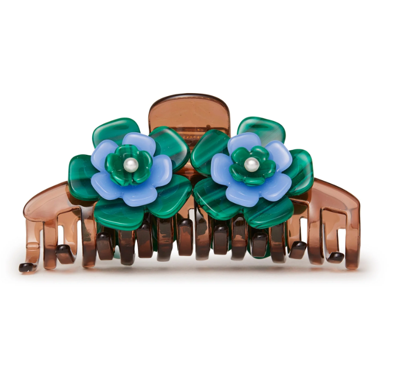 ROOTBEER DAISY CLAW CLIP