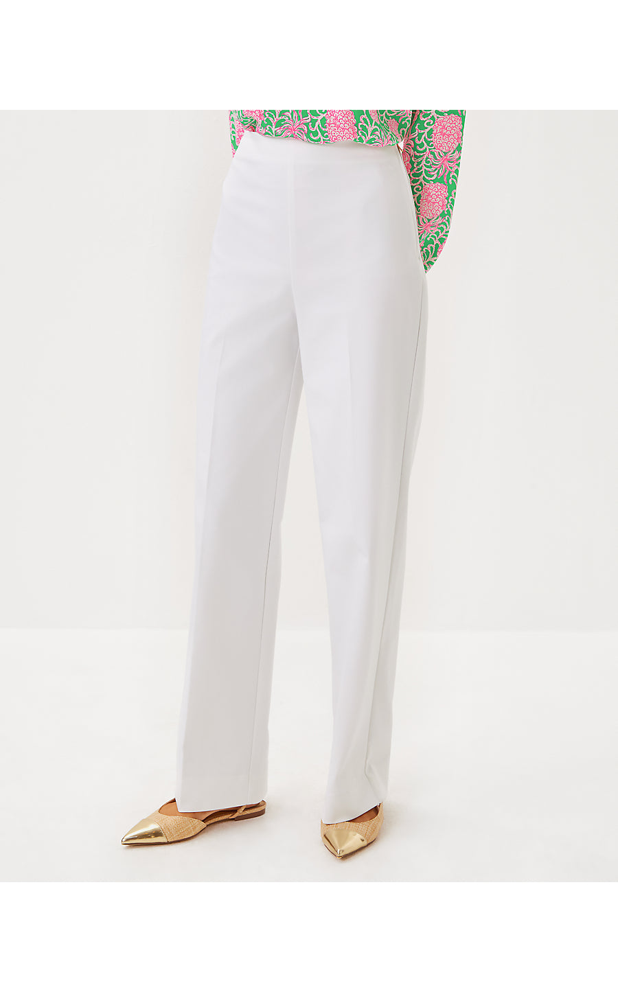 ELLAMARIE STRETCH PANT - RESORT WHITE