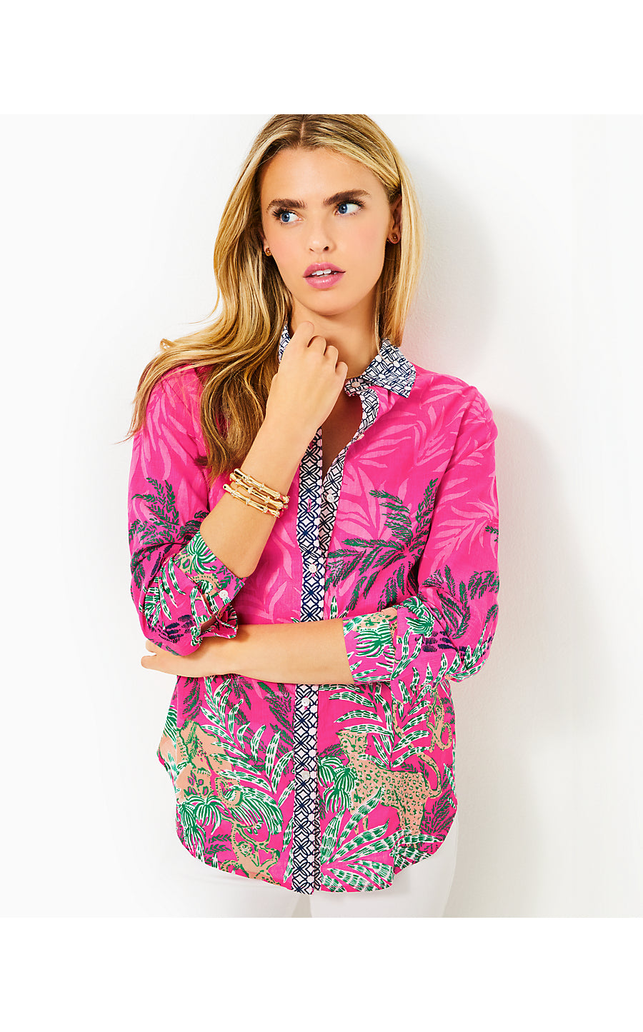 LAKE VIEW TUNIC - MULTI - WILD SIDE ENGINEERED TUNIC