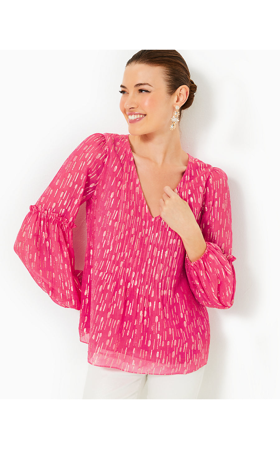 CLEME TOP - PASSION FRUIT PINK - MYSTICAL VISCOSE