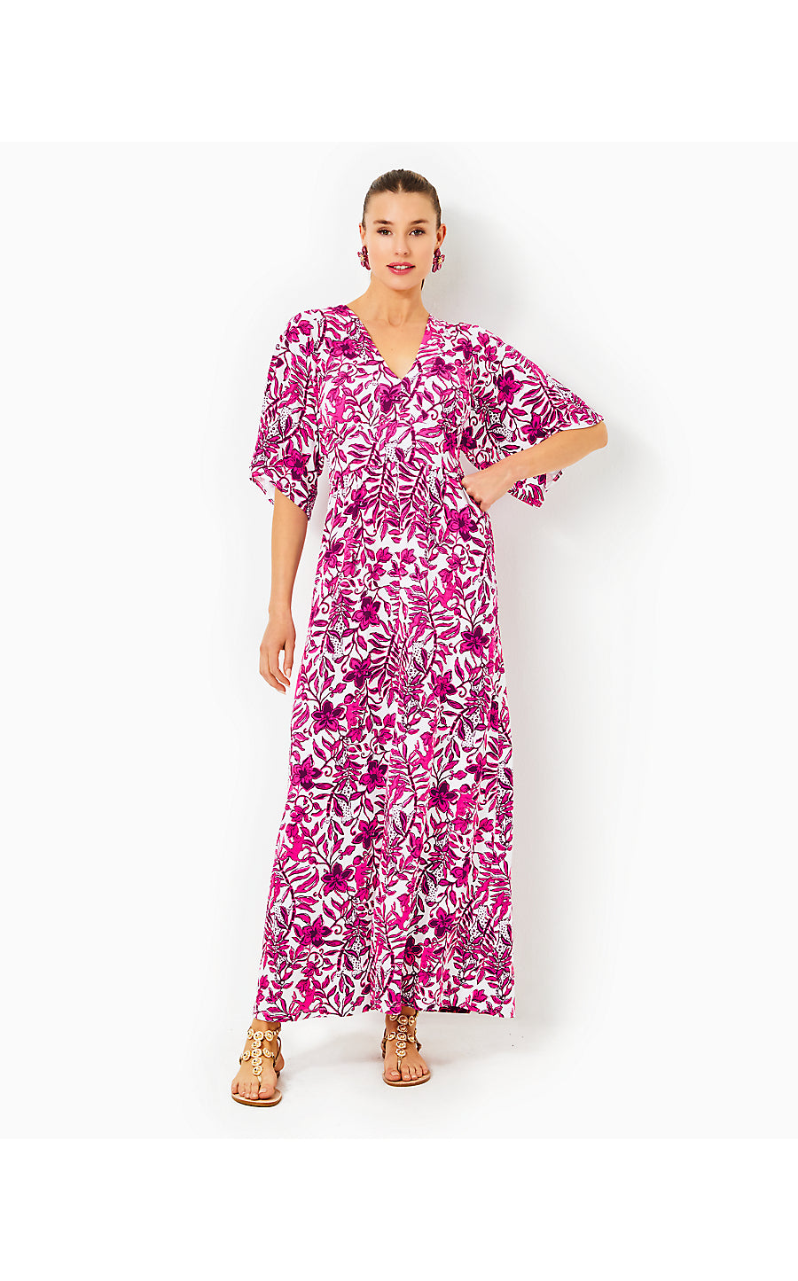 ROSELLE MAXI DRESS - ELDERFLOWER BLOSSOM - LIL ESCAPE PLAN