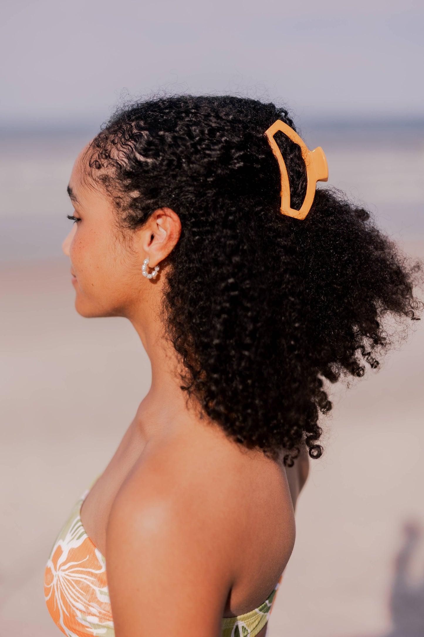 TELETIES - Open Hair Clip | Med. | Mango for it!