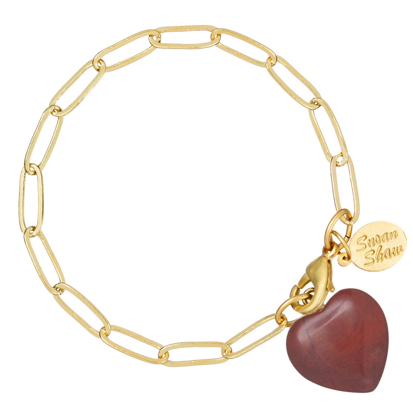 Susan Shaw - Audrey Heart Bracelet : White Turquoise
