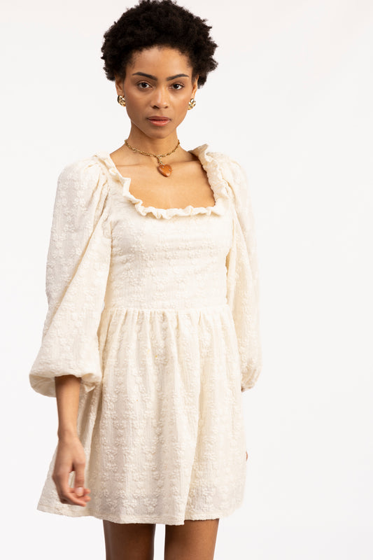 BEATRICE DRESS - CREAM LACE