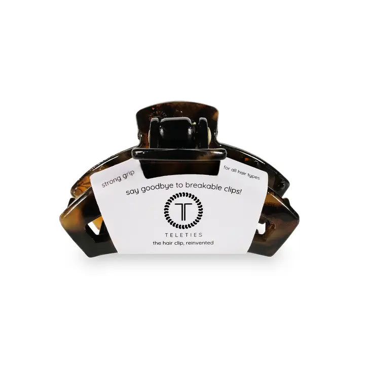 OPEN HAIR CLIP TINY - TORTOISE