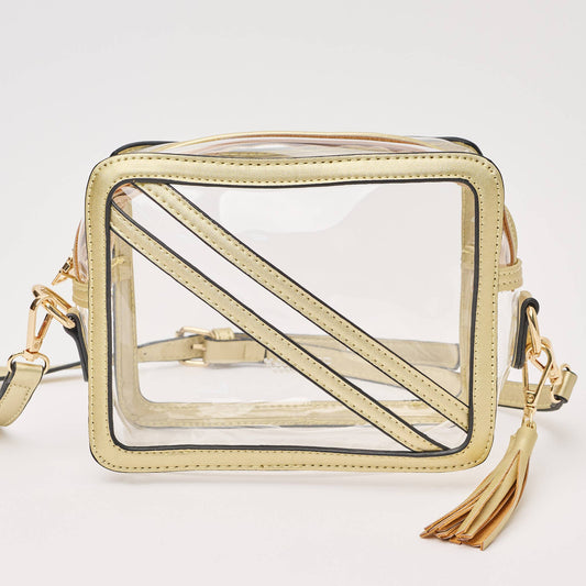 Clearly Handbags - The Cline in Gold 