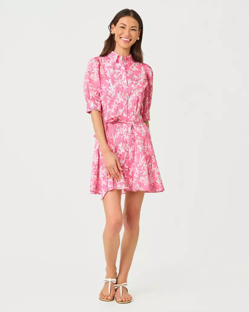 LARKYN SHIRTDRESS-CONFETTI PINK-LIZA-