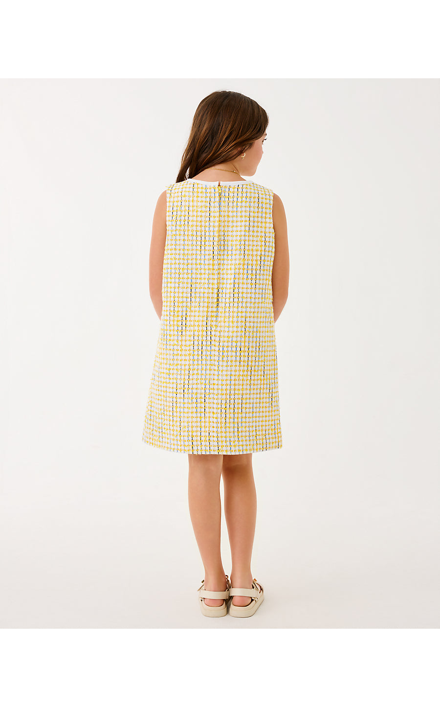 MINI ARIA SHIFT - LIMONCELLO - SPACEDYE STRIPE BOUCLE