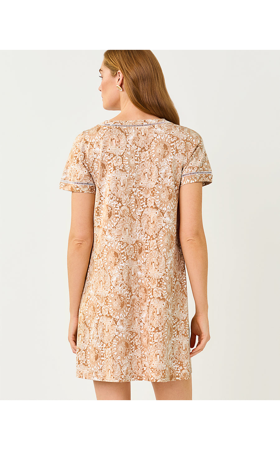 CODY SHORT SLEEVE DRESS - ICED LATTE - LIL JIMS STUFF