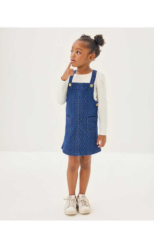 VARNEY OVERALL DRESS - DARK WASH