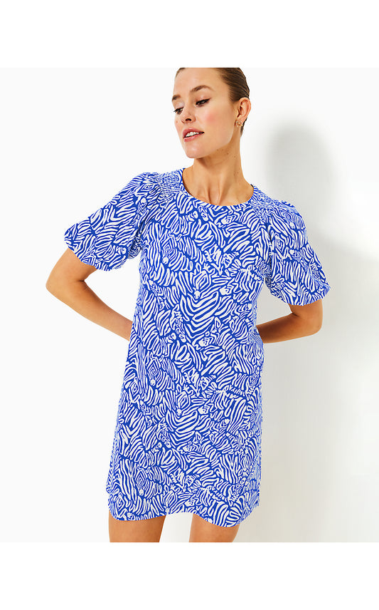 ROSEN DRESS - MARTINIQUE BLUE - ZEE BEBE