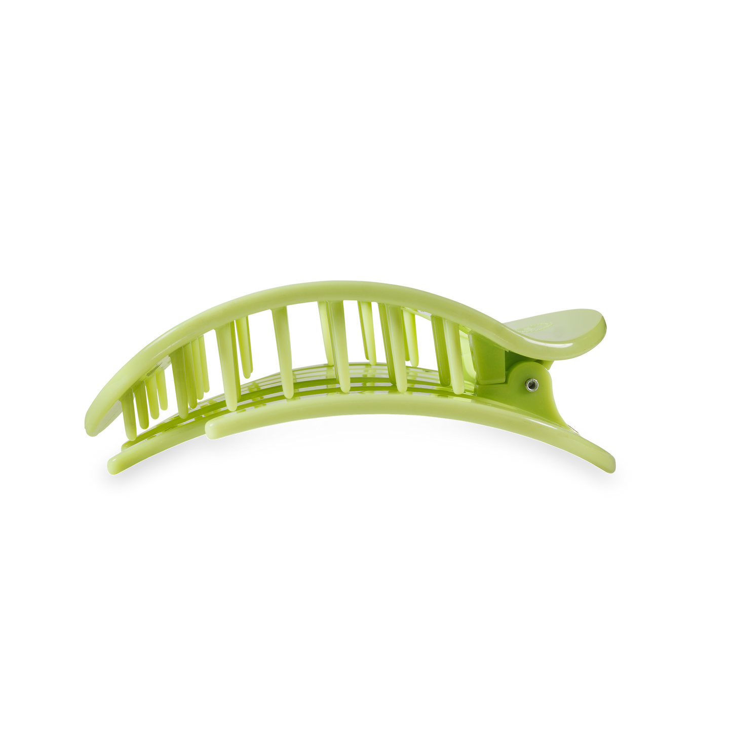 TELETIES - Round Flat Hair Clip | Med. | Aloe, There!
