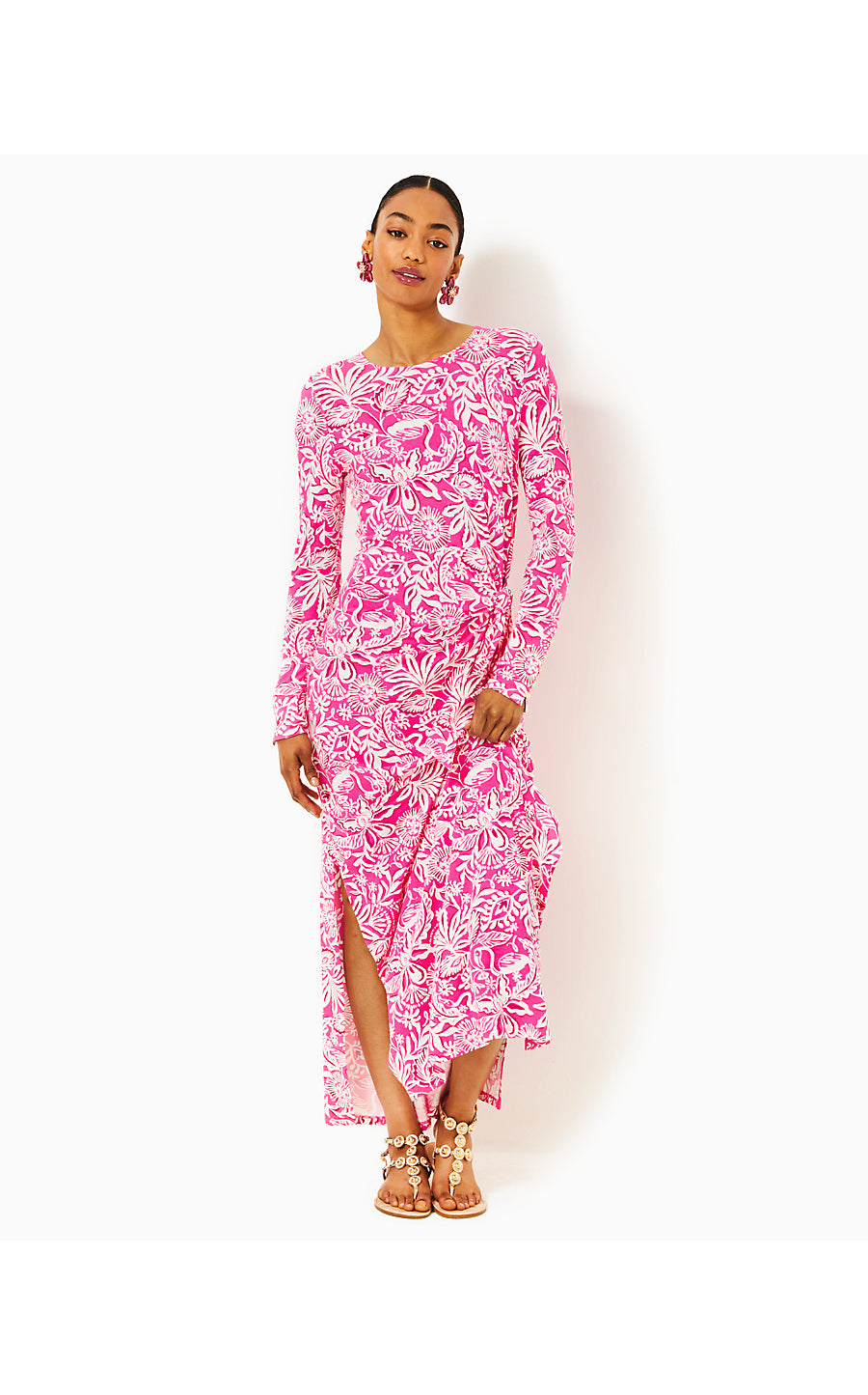 BRYSON DRESS- PASSION FRUIT PINK - ABSOLUTELY FLAMAZING