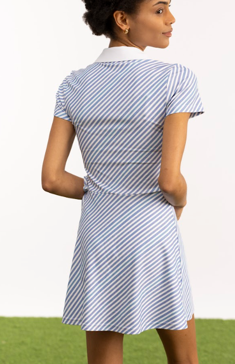 IVY DRESS - CHAMBRAY STRIPE