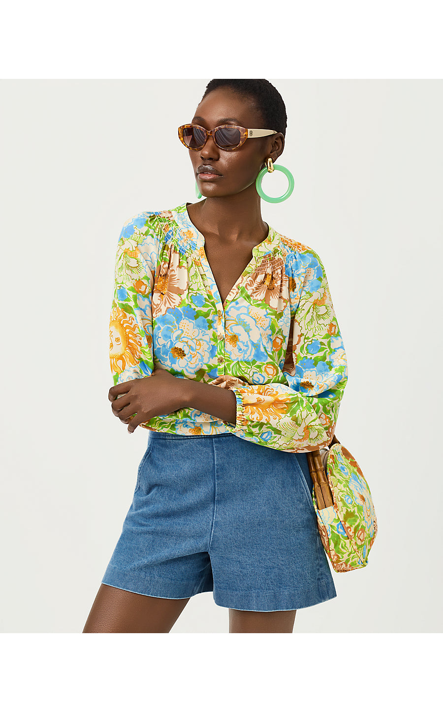 SARISSA STRETCH DENIM SHO - SYMPEONY WASH