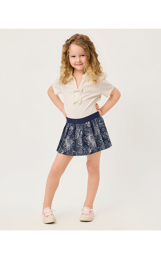 SYLVANA SKORT - LOW TIDE NAVY - LIL PALM PROWL