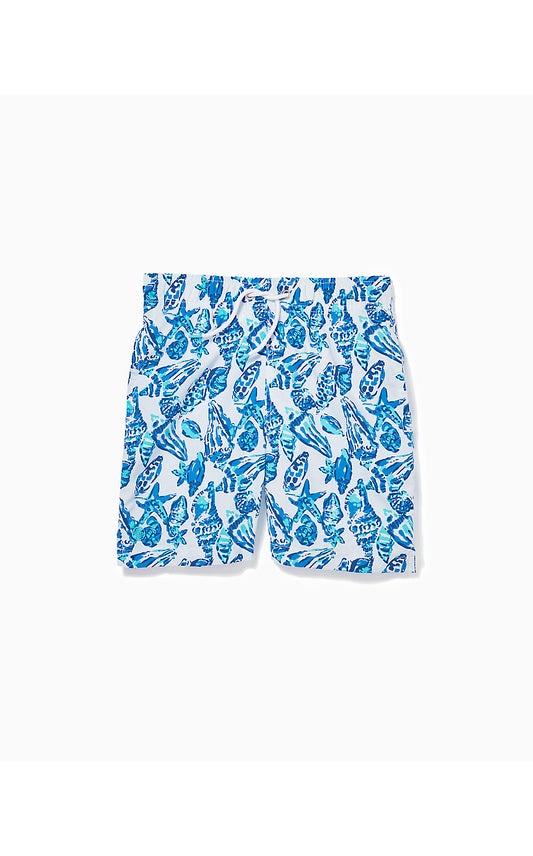 BOYS JUNIOR CAPRI TRUNK-RESORT WHITE-SHELL COLLECTOR