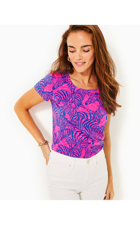 ETTA SCOOP - NECK - PASSION FRUIT PINK - WILD NIGHTS