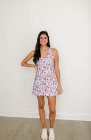 Campbell Dress - Perennial Play Pink