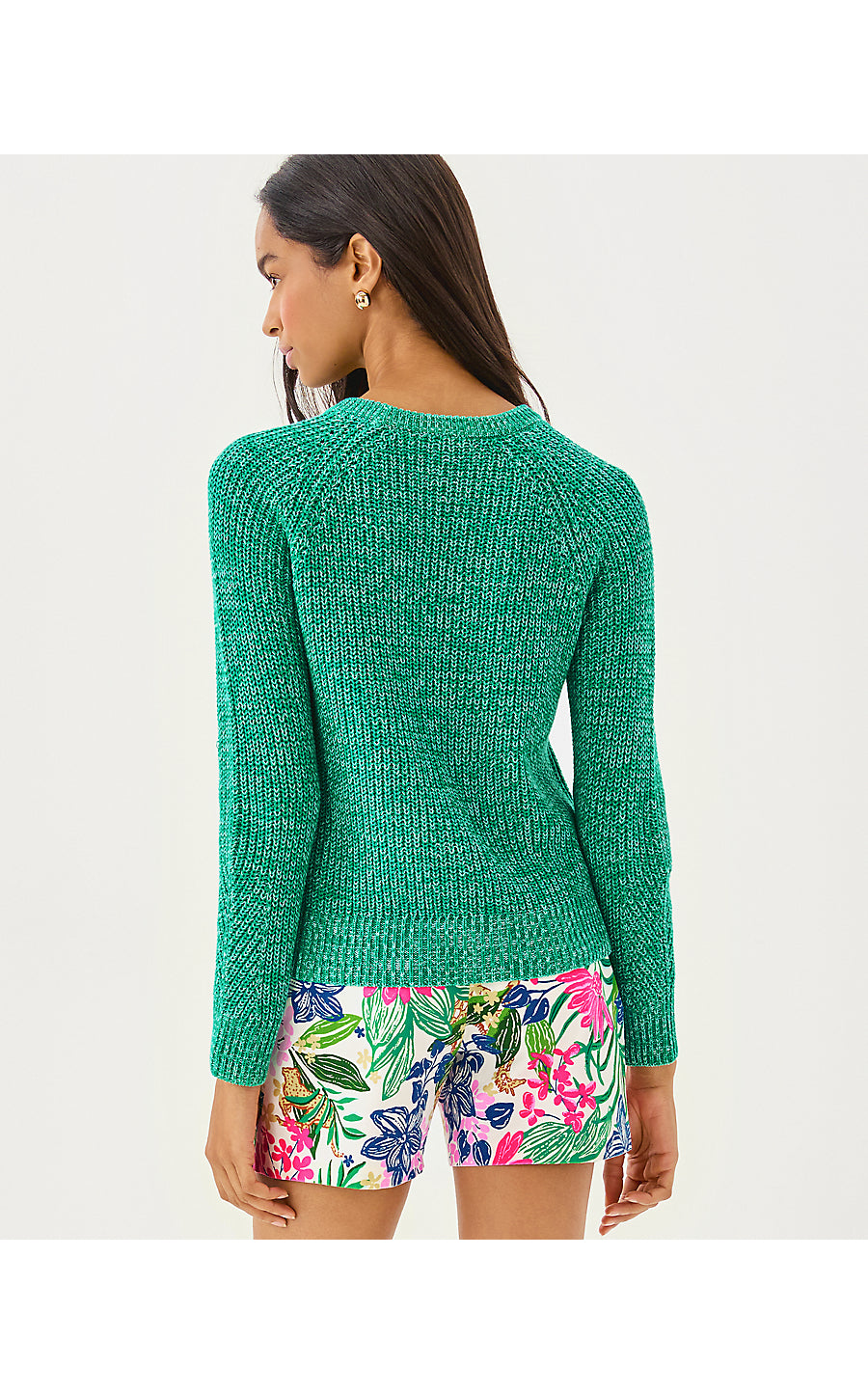 BELGRAVE SWEATER - KITTS GREEN MARL