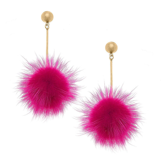 Dylan Mink Earring - Fuchsia