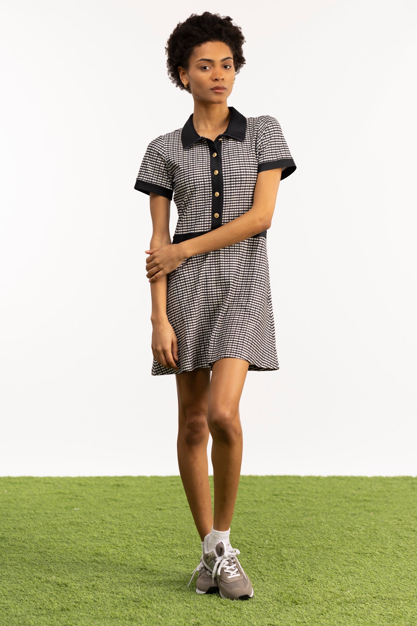 THE MERRITT DRESS- FRENCH GINGHAM