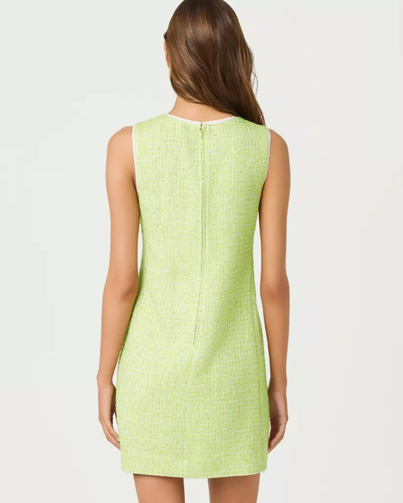 EDITA BOUCLE SHIFT-CROCODILE GREEN-FANTASY BOUCLE-