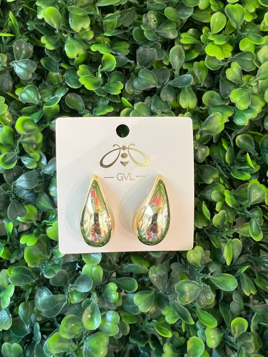 TEAR DROP EARRINGS - GOLD