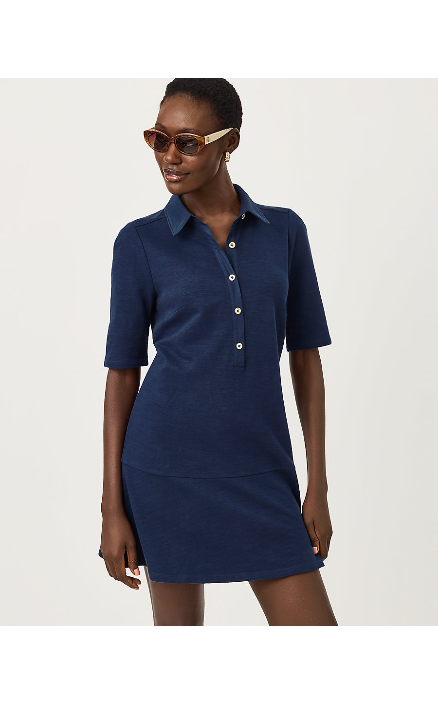CARMELIA DRESS - LOW TIDE NAVY