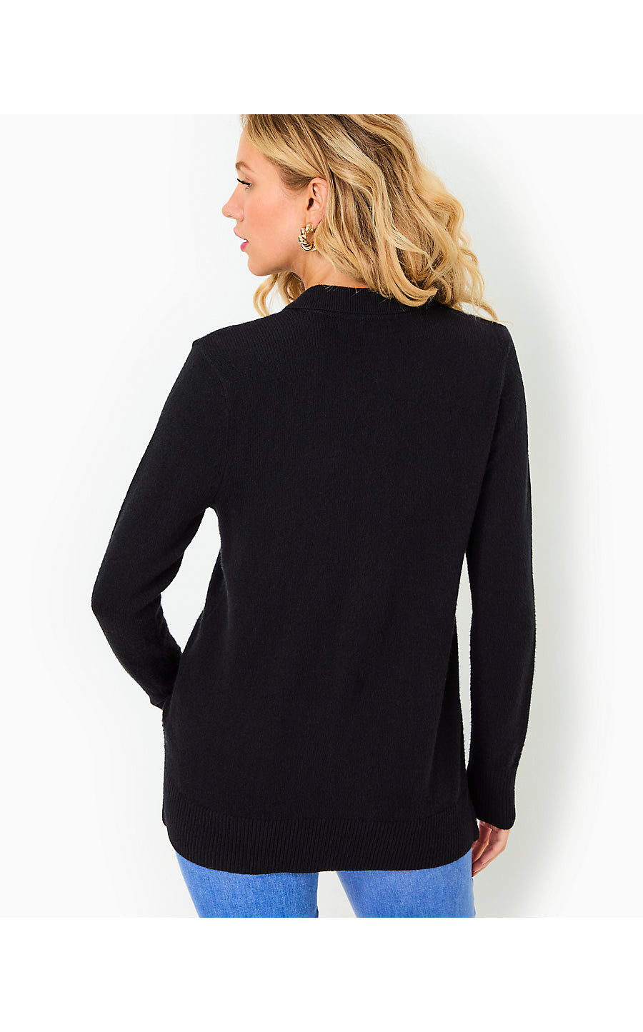 JETTE TUNIC SWEATER - BLACK