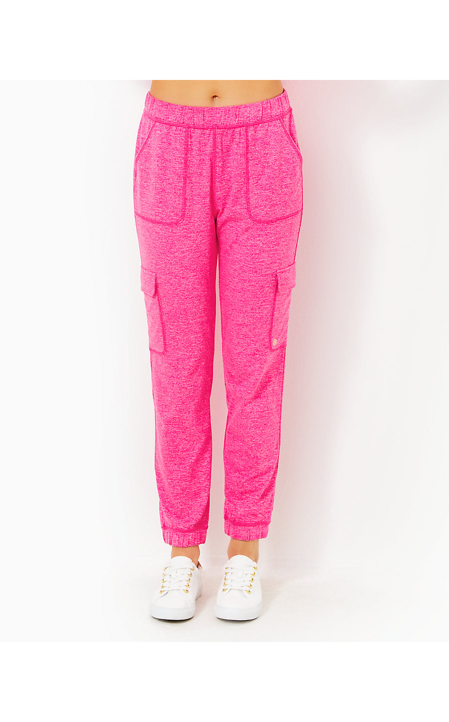 EVA UPF 50+ PANT - HEATHERED PASSION FRUIT PINK