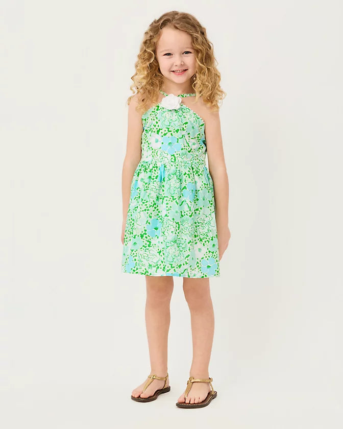 MADELIN FLOWER DRESS-MINT CONDITION-BURST OF JOY