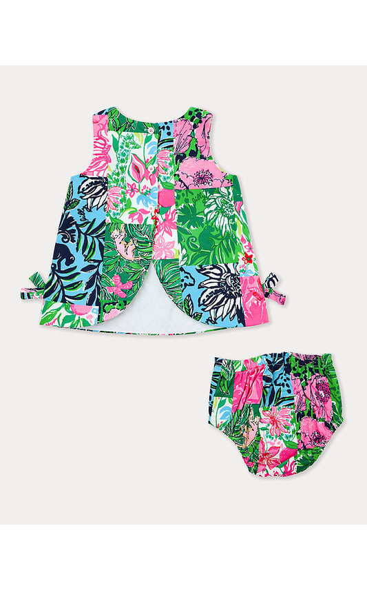 BABY LILLY SHIFT - MULTI - PARTY PUNCH PATCH
