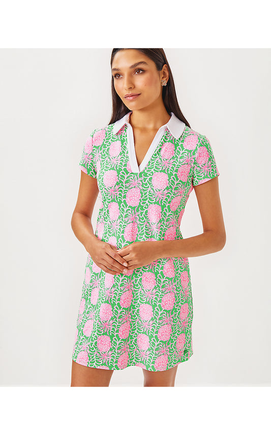 CAYO COSTA DRESS UPF 50+ - FAUNA GREEN - PARTY LIKE A PINEAPPLE