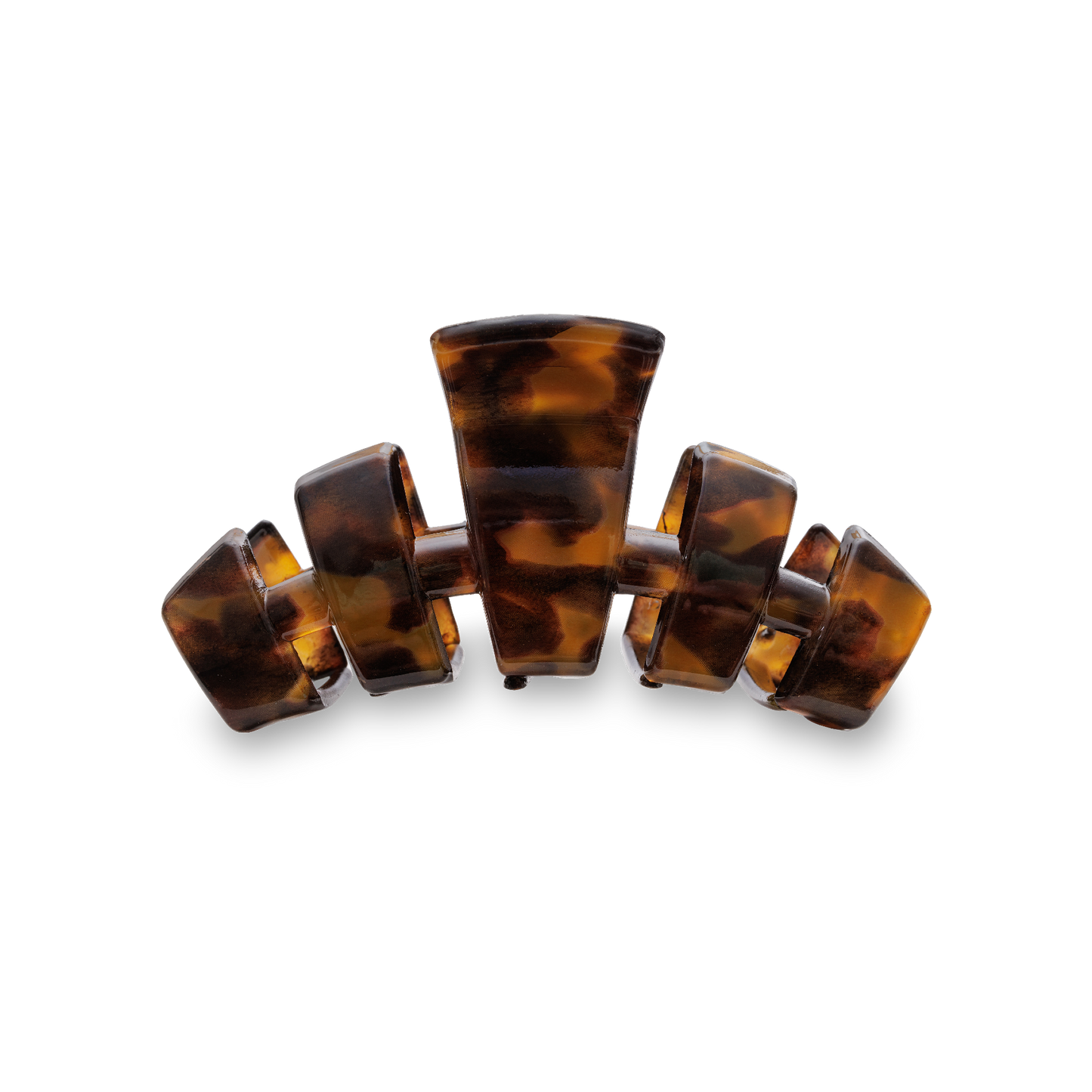 TELETIES - Classic Hair Clip | Small | Tortoise