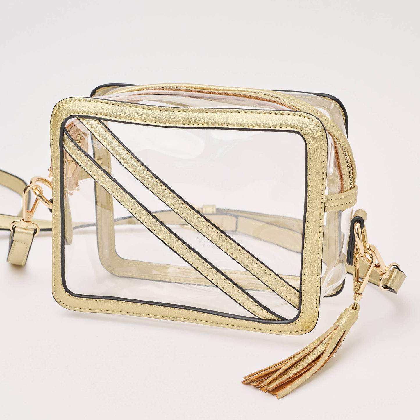 Clearly Handbags - The Cline in Gold 