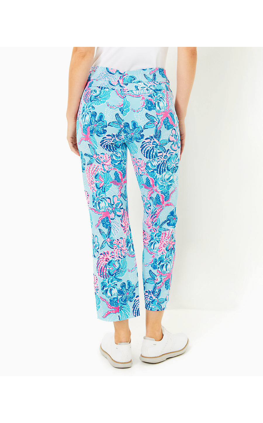 ALSTON CROP PANT UPF 50+ - MULTI - BAHAMAS BEACHCOMBER GOLF